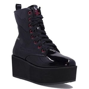 Strange Cvlt hi stomp platform boots 💀